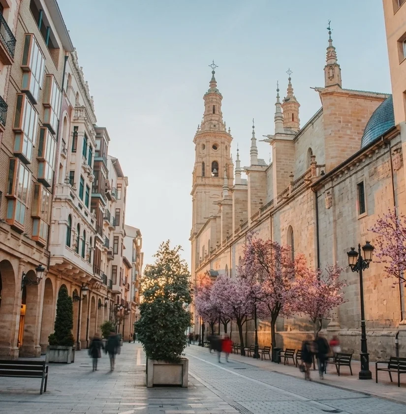 Calle Portales en Logroño
